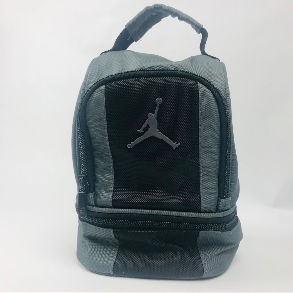 Jordan Brand Jumpman Dome Lunch Box Bag Grey Black